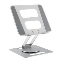 Foldable Stepless Adjustable Laptop Riser with 360° Rotating Design