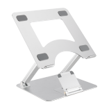  Foldable Stepless Adjustable Laptop Riser with Phone Holder