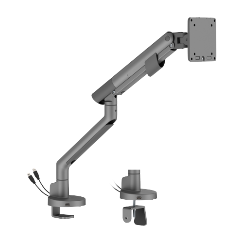 Nova Slim Mechanical Spring Monitor Arm with USB-A & USB-C Ports LDT105-C012UC Slim, Sleek, Smooth from china(chinese)