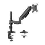Super Economical Pole-Mounted Single-Screen Gas Spring Monitor Arm