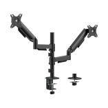 Super Economical Pole-Mounted Dual-Screen Gas Spring Monitor Arm