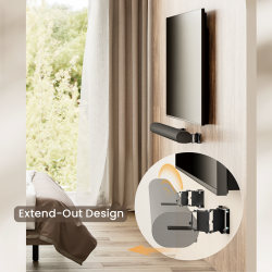 Wall-Mounted Flexibility Universal Soundbar Mount