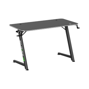 Gaming Desk with RGB Lighting on Desk Edge