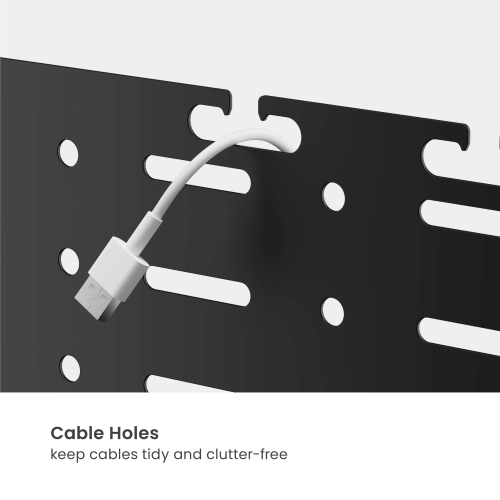 Medium Clamp-On Vertical Under-Desk Cable Tray CC11-20-2 for effortless power strip positioning from china(chinese)