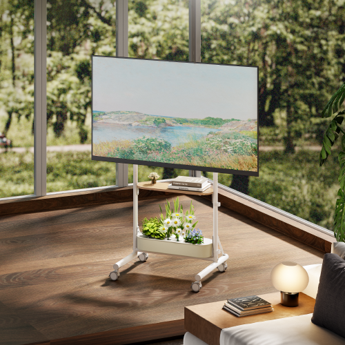 Nature-Inspired TV Cart with Built-in Indoor Gardening System FS60-46FW-01  from china(chinese)