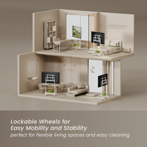 Nature-Inspired TV Cart with Built-in Indoor Gardening System FS60-46FW-01  from china(chinese)