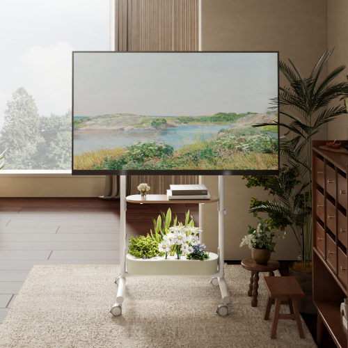 Nature-Inspired TV Cart with Built-in Indoor Gardening System FS60-46FW-01  from china(chinese)
