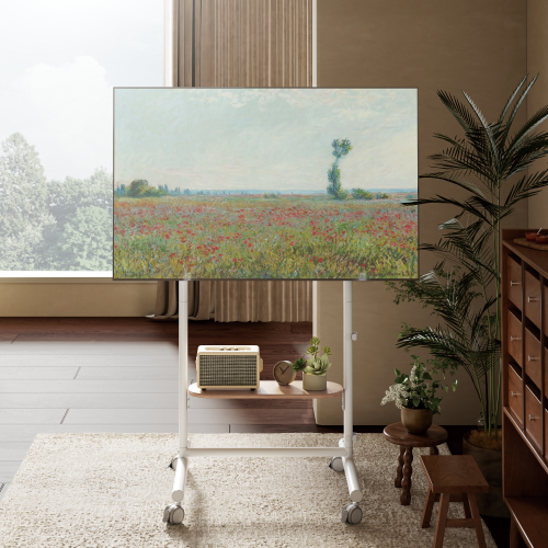 Nature-Inspired TV Carts with Wood Shelf FS60-46FW-02  from china(chinese)