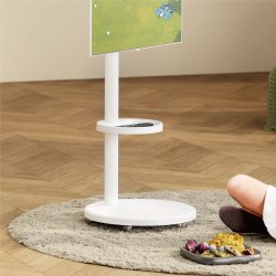 Pole-Mounted Storage Tray