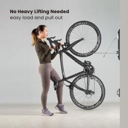 Wall Mounted Tire Width 2.8''~5'' Bike Rack