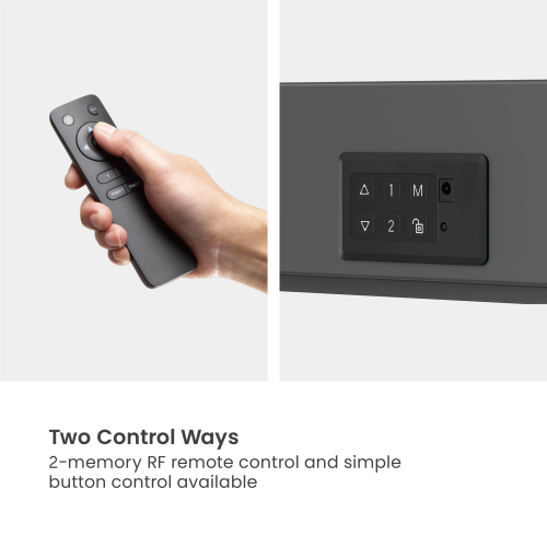 SlimLift Motorized Height Adjustable Heavy-Duty TV Cart TTF19S-612FW Holds TVs up to 110 inch /  120 kg (264 lbs) from china(chinese)