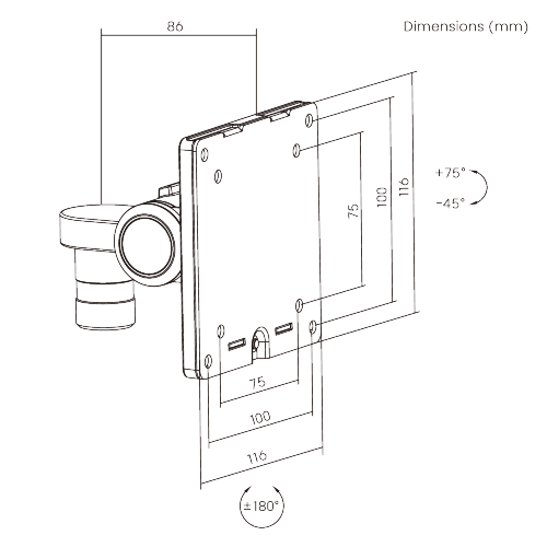 VESA Head  LDT86-P03 For customized configurations and easy upgrades from china(chinese)