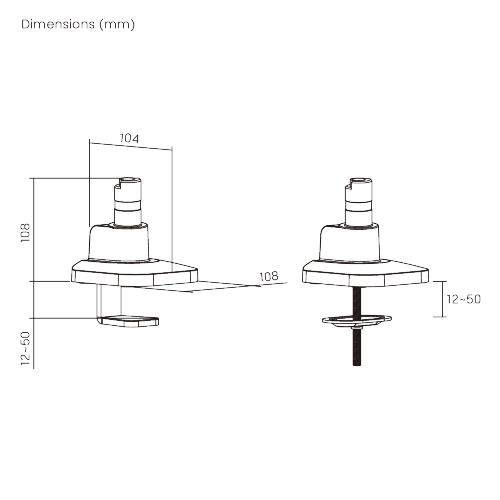 Single Mount Base LDT86-P15 For customized configurations and easy upgrades from china(chinese)