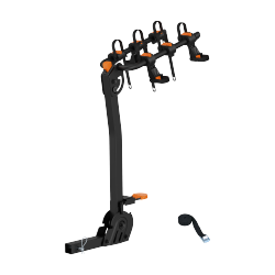 Foldable 3-Bike Hitch Rack for Cars