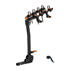 Foldable 4-Bike Hitch Rack for Cars