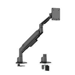 Space-Efficient Gas Spring Monitor Arm