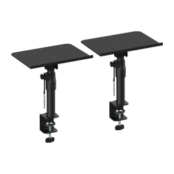 Adjustable Clamp-on Speaker Stand Pair