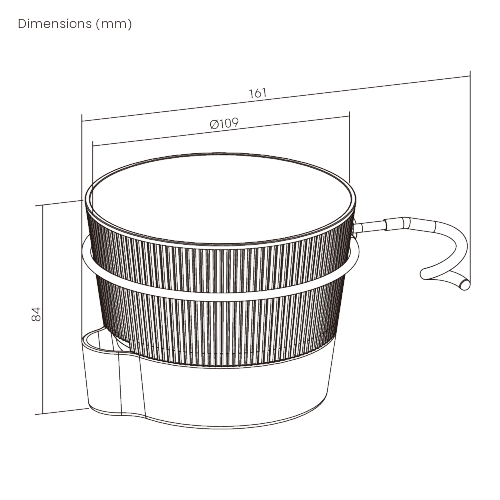 Indoor Self-Watering Planters with Bracket FP01-1 No daily watering needed and perfect for plant stands to create your garden corner. from china(chinese)