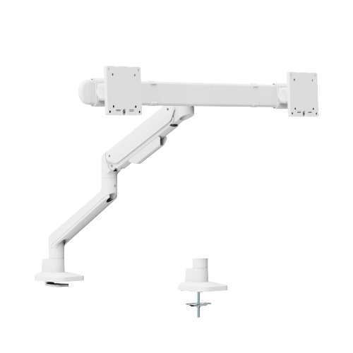 Modular Mechanical Spring Dual Monitor Arm LDT86-C022 Smooth adjustments, lasting performance. from china(chinese)