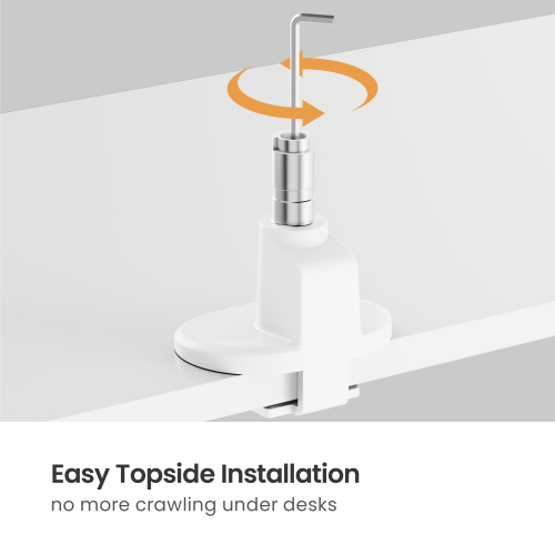 Space-Efficient Mechanical Spring Monitor Arm LDT116-C012E Shorter upper arm, larger desktop space from china(chinese)