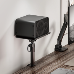 Adjustable Clamp-on Speaker Stand Pair