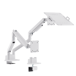 SlimFlex Gas Spring Monitor Arm with laptop Holder