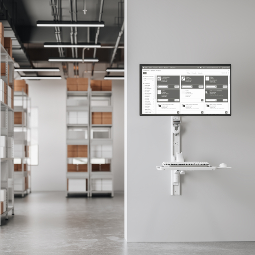 Heavy-Duty Medical Wall-Mounted Workstation MED10-2  from china(chinese)