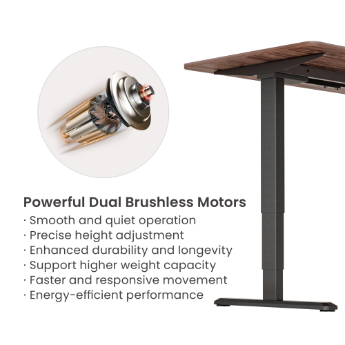 PowerSwift Brushless Dual-Motor Sit-Stand Desk (Reversed) M17-23R Heavy-duty enough to load up to 180kg (396lbs) from china(chinese)