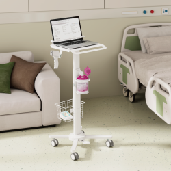 Economy Modular Medical Cart with Anti-Theft Laptop Holder