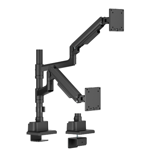 Dual Screen Pole-Mounted SlimFlex Gas Spring Monitor Arm LDT106-C024P  from china(chinese)