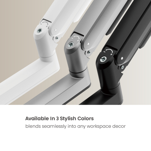 Modular Mechanical Spring Dual Monitor Arm LDT86-C022 Smooth adjustments, lasting performance. from china(chinese)