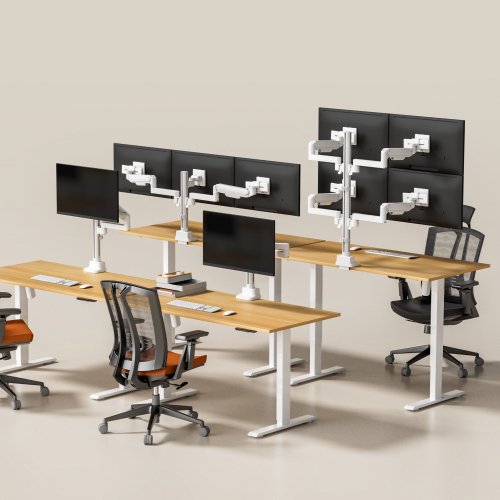 Modular Mechanical Spring Single Monitor Arm LDT86S-C012  Smooth adjustments, lasting performance. from china(chinese)