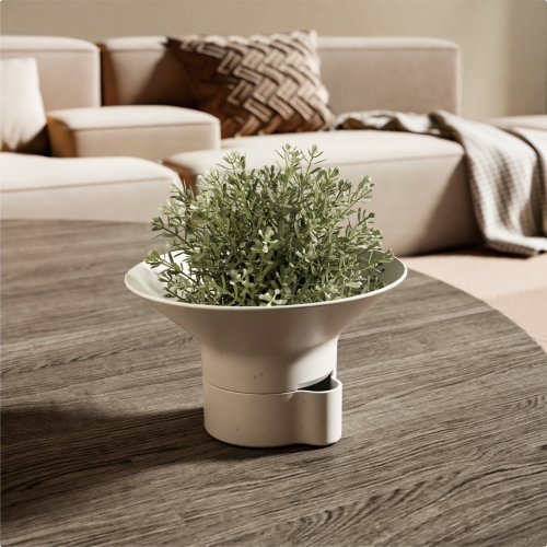 Indoor Self-Watering Planters with Bracket FP02-1 No daily watering needed and perfect for plant stands to create your garden corner. from china(chinese)
