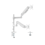Super Economy Gas Spring Pole-Mounted Dual-Screen Monitor Arm