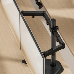 Cost-Effective Articulating Dual-Screen Monitor Stand