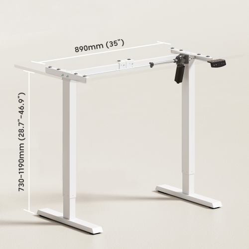 Super Economy Single-Motor Sit-Stand Desk (Frame Only) S24-22R Promotes ergonomic postures for peak productivity. from china(chinese)