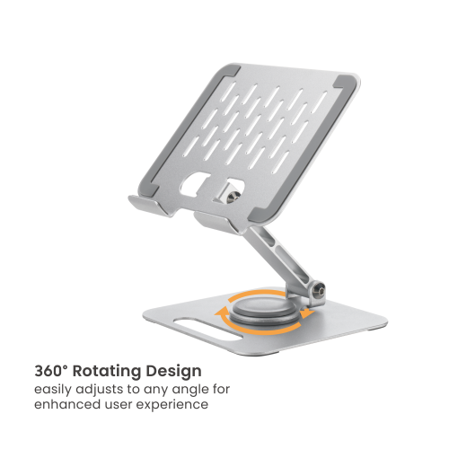 Foldable Phone & Tablet Stand with 360° Rotating Design LPS06-3  For 8"-13" phones & tablets from china(chinese)