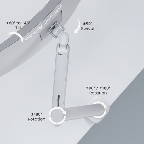 ELITE Mechanical Spring Monitor Arm with USB-A & USB-C Ports LDT118-C012UC Leads the modernity by appearance and functionality. from china(chinese)