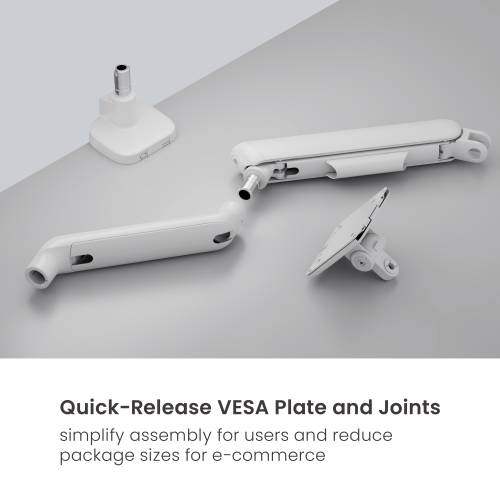 ELITE Pole-Mounted Mechanical Spring Monitor Arm LDT118-C012P Leads the modernity by appearance and functionality. from china(chinese)