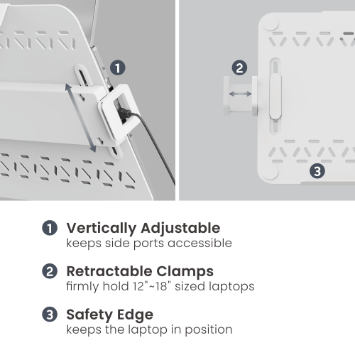 ELITE Mechanical Spring Monitor Arm with Laptop Holder LDT118-C024ML Leads the modernity by appearance and functionality. from china(chinese)