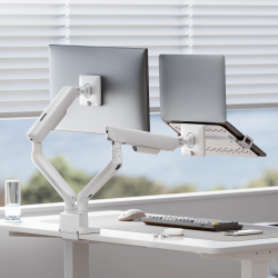 ELITE Mechanical Spring Monitor Arm with Laptop Holder