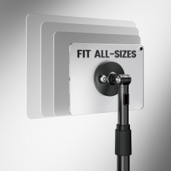 Universal Bezel-Less Anti-Theft Tablet Desk Stand