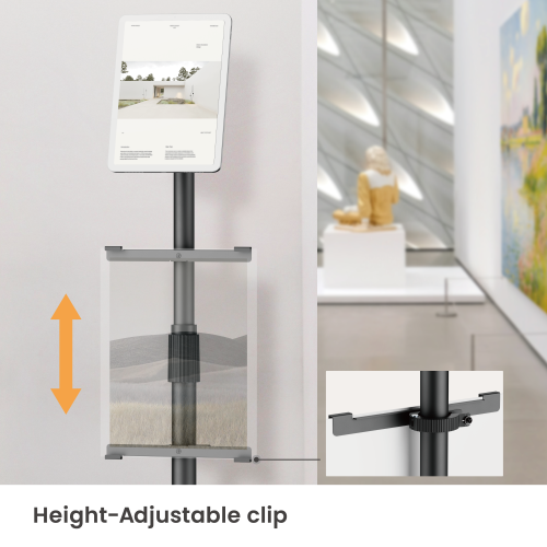 Poster Clip for Tablet Floor Stand PAD40-A01  from china(chinese)
