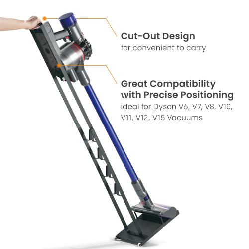 Mobile Dyson Vacuum Floor Stand with 4 Accessory Holders HAB-509 Maximize Convenience and Optimize Space from china(chinese)