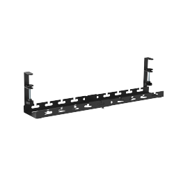 Extendable Clamp-On Under-Desk Cable Management Tray