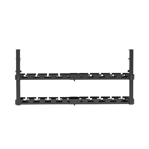 Extendable 2-Layer Clamp-On Under-Desk Cable Management Tray CC11-10-2D  from china(chinese)