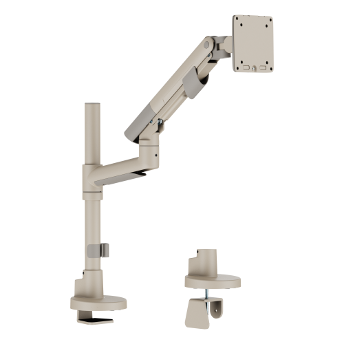 SlimBrace Heavy-Duty Pole-Mounted Gas Spring Monitor Arm LDT102-C012P Balances elegance and strength. from china(chinese)