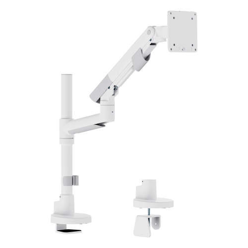 SlimBrace Heavy-Duty Pole-Mounted Gas Spring Monitor Arm LDT102-C012P Balances elegance and strength. from china(chinese)