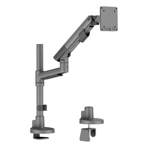 SlimBrace Heavy-Duty Pole-Mounted Gas Spring Monitor Arm LDT102-C012P Balances elegance and strength. from china(chinese)