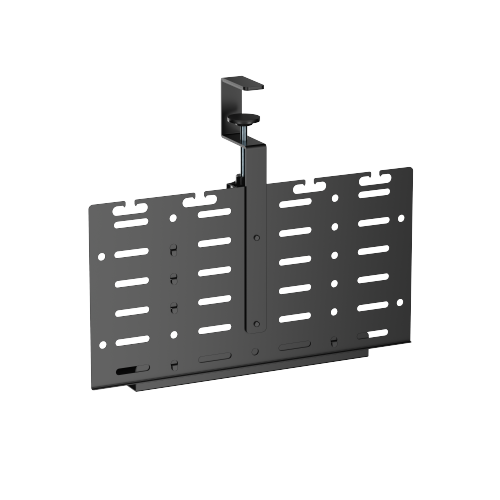 Clamp-On Vertical Under-Desk Cable Tray CC11-20-1 for effortless power strip positioning from china(chinese)
